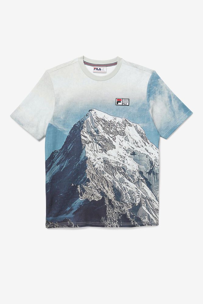 Fila T-Shirt Mens White - Alps - Philippines 6904712-GV